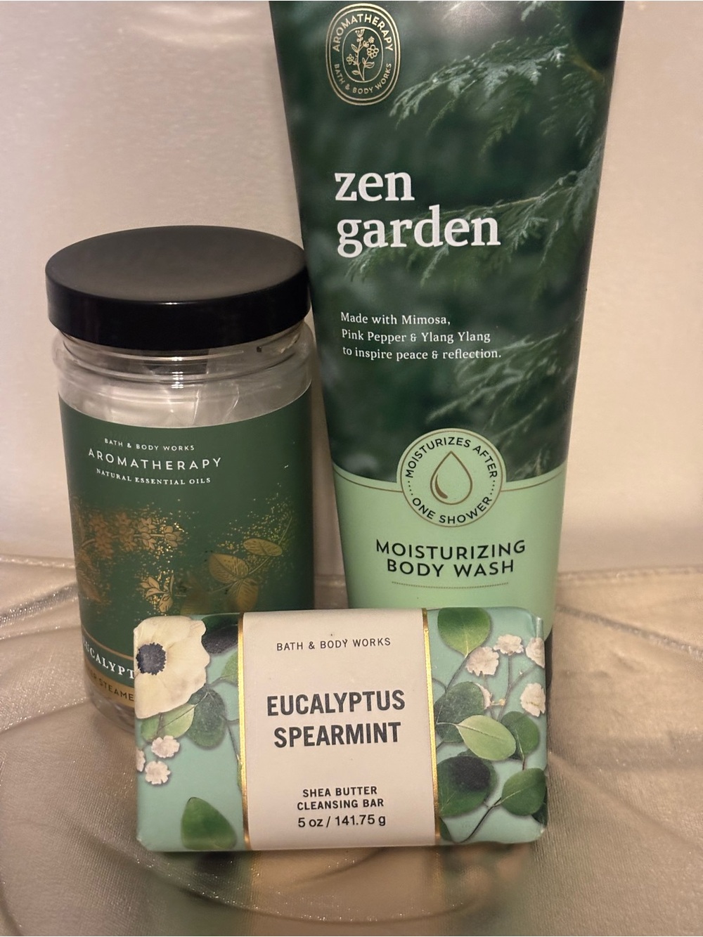 Bath & Body Works Spa Gift Set Eucalyptus Spearmint Body Set